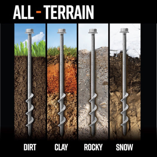 Screw In Tent Pegs