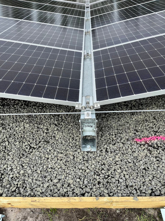 Ground Mounted Solar Ground Anchoring