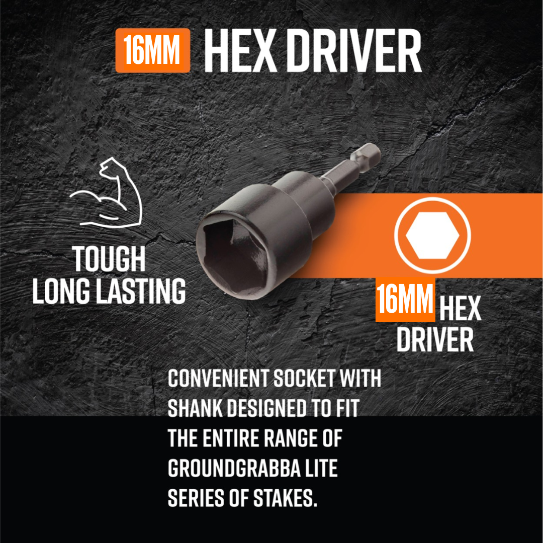 Socket Drivers | 6 Star Hex | 3 Sizes Available | Medium Duty | Quick Fit