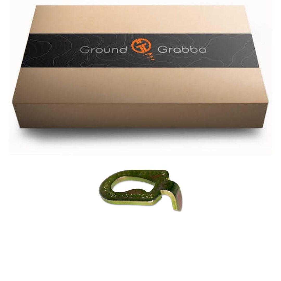 The Fang | Adapts GroundGrabba To Eyelets | Adapts to Small Peg Holes to 10mm