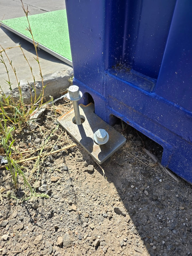Commercial Pack | 2x 900mm 15mm shaft | Earth Anchor | Galvanised