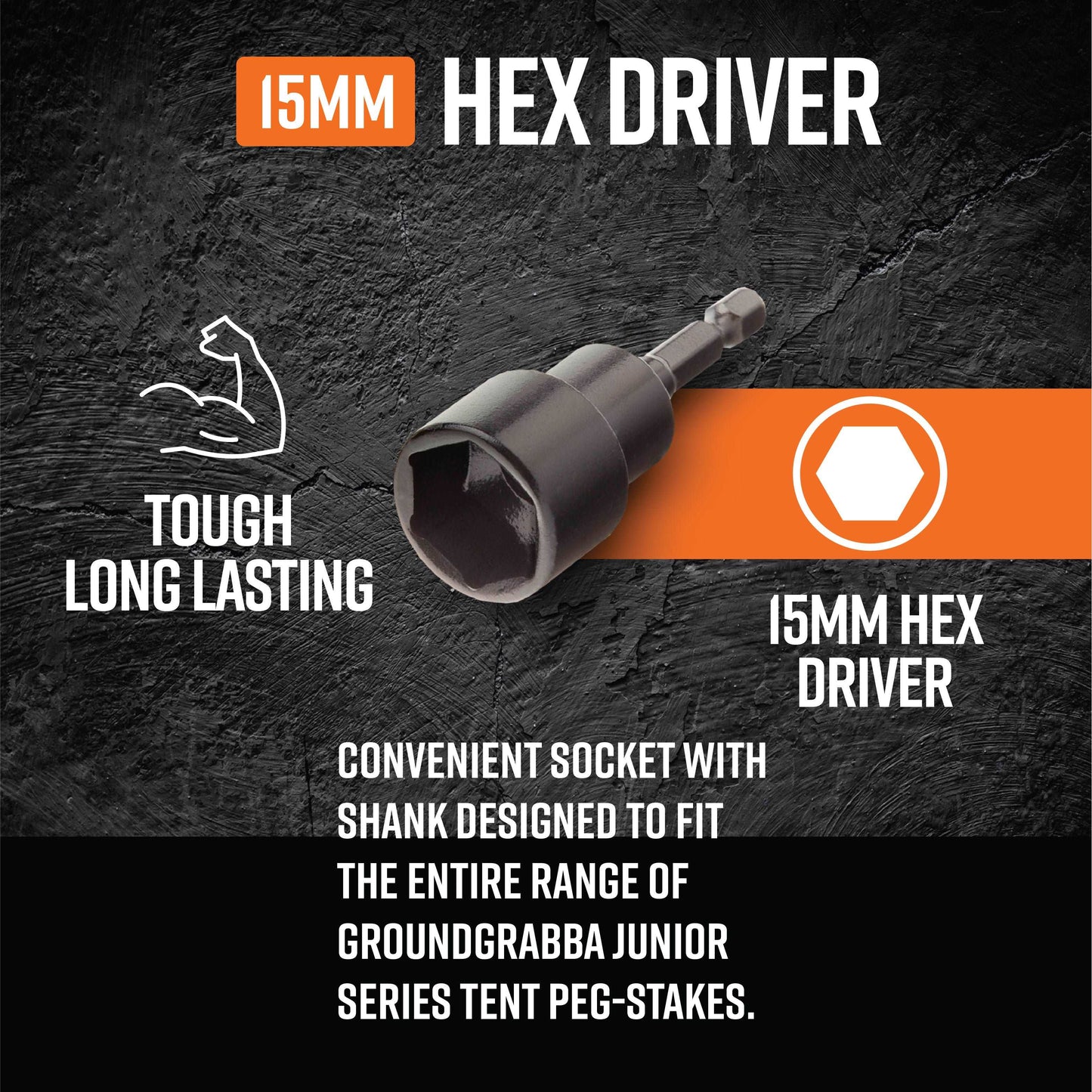 Socket Drivers | 6 Star Hex | 3 Sizes Available | Medium Duty | Quick Fit