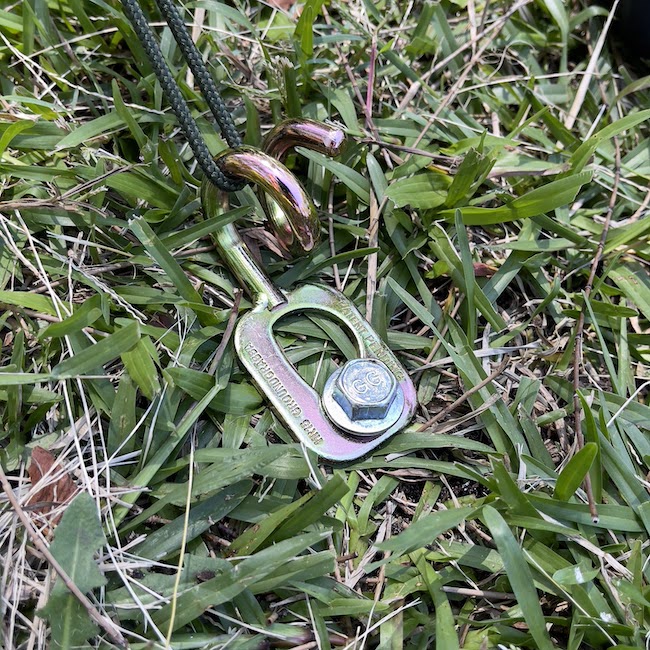 Pigtail Hook | Curly Hook | Spring & Rope Ready | Slot Engagement | Built-in 16mm Hex Tool