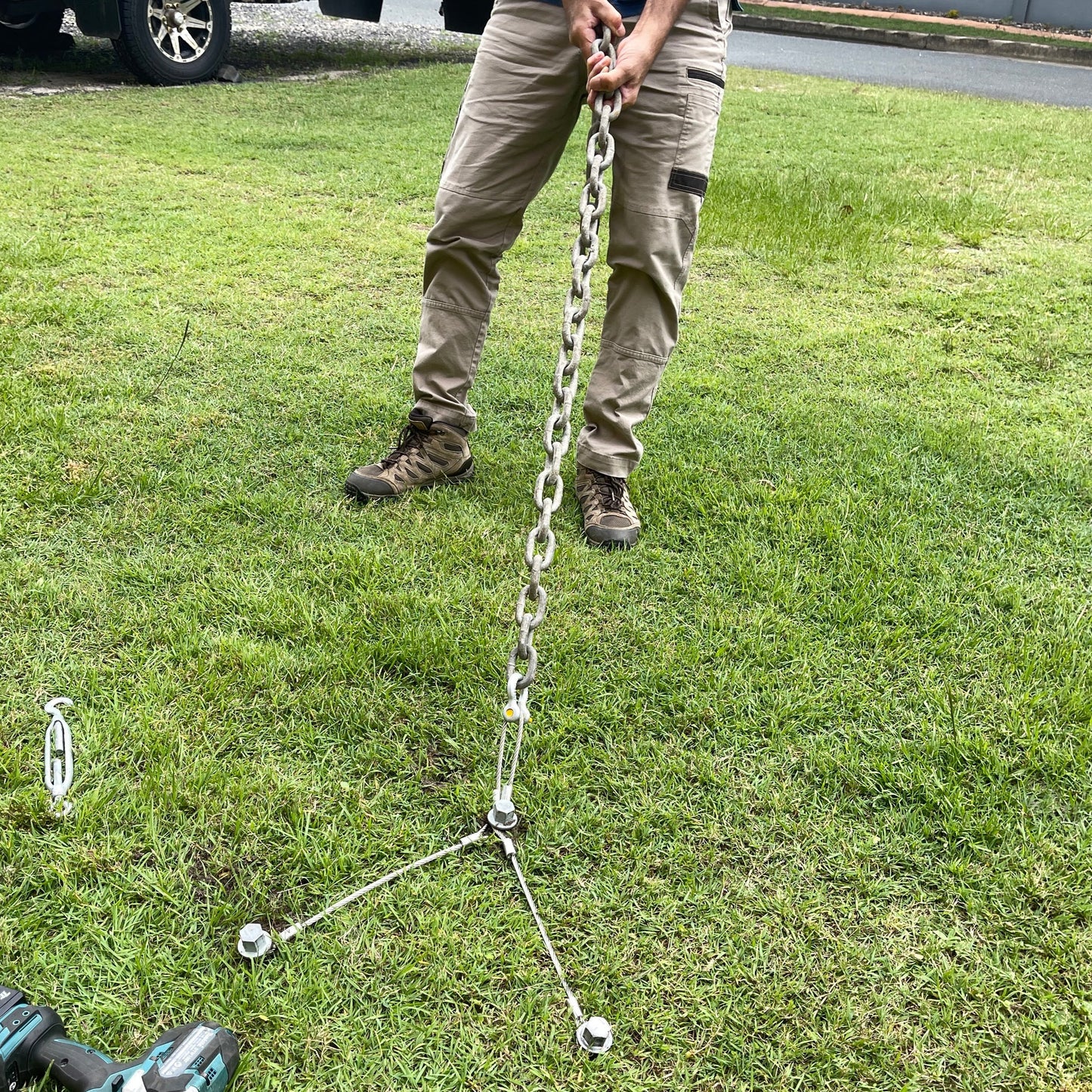 Cable Tie Downs | Dual End Loops | Trampoline bases | Swing sets | Horse Jumps