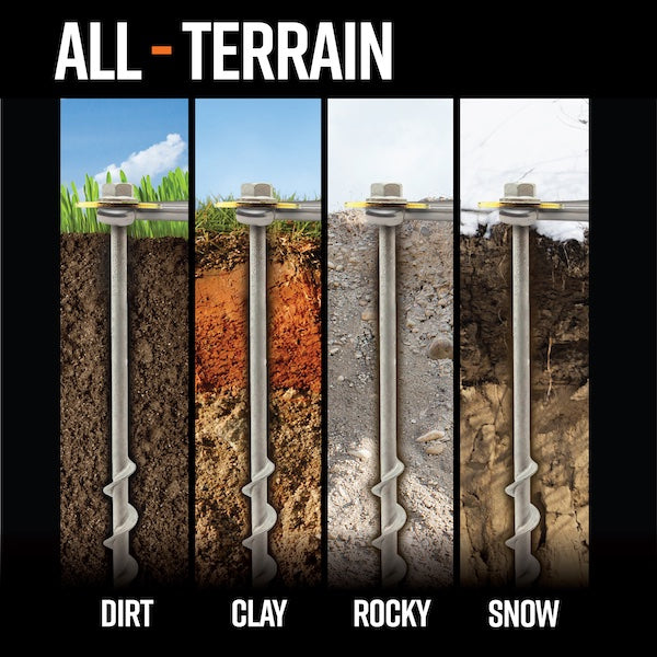 GroundGrabba Grounded Paws Tie Down Kit | Tethering System | Dogs | Cats | Goats | Yowi's | 5 or 10m