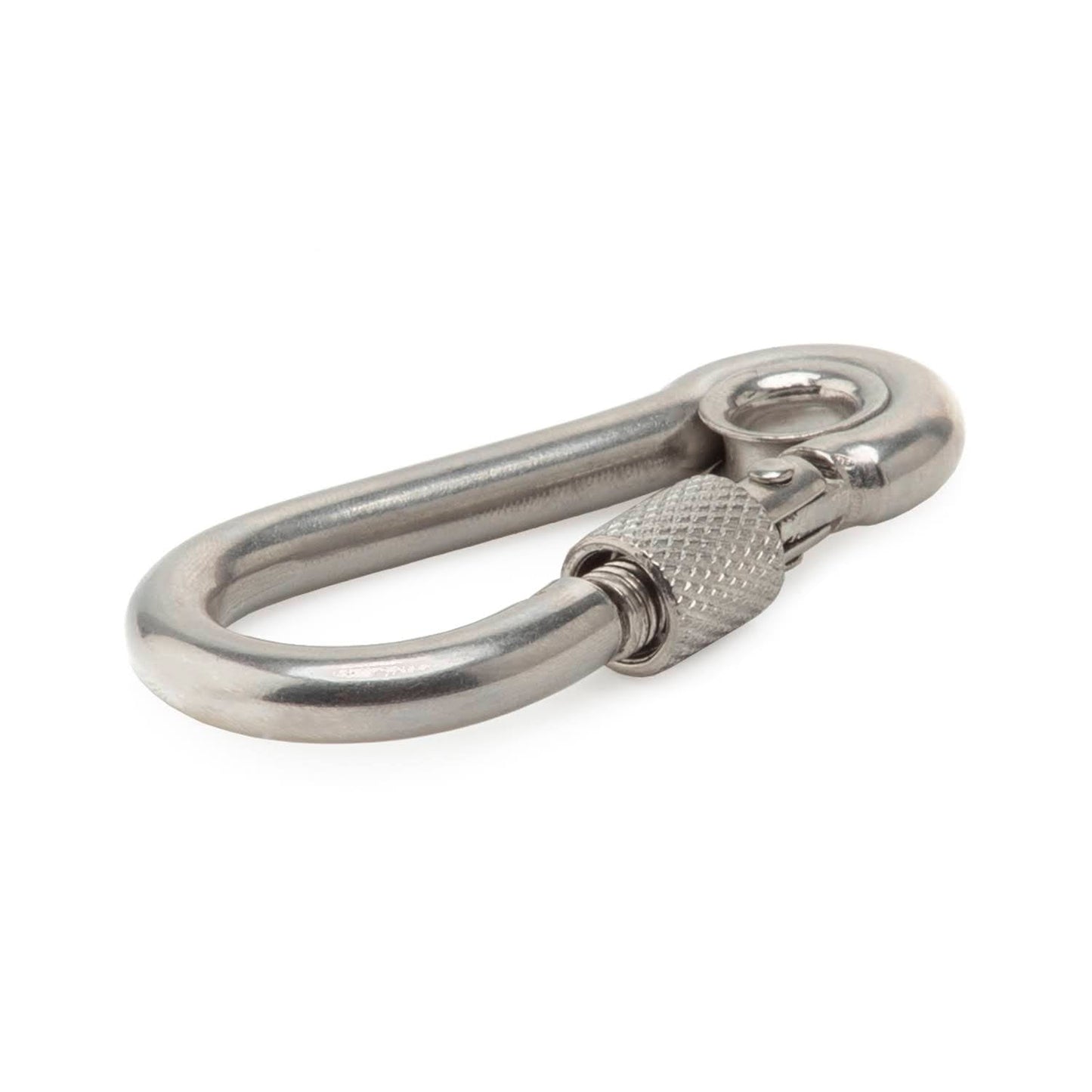 Stainless Steel Carabiner 2 Packs | 6cm or 8cm | 316 Stainless | Screw Up Safety Gate