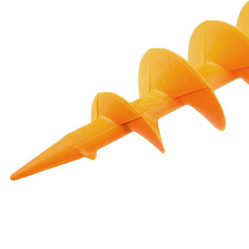 GroundGrabba Lite Screw-In Sand Peg | 19mm Hex Head | Sand & Soft Ground Use | Super Tough Nylon Blend