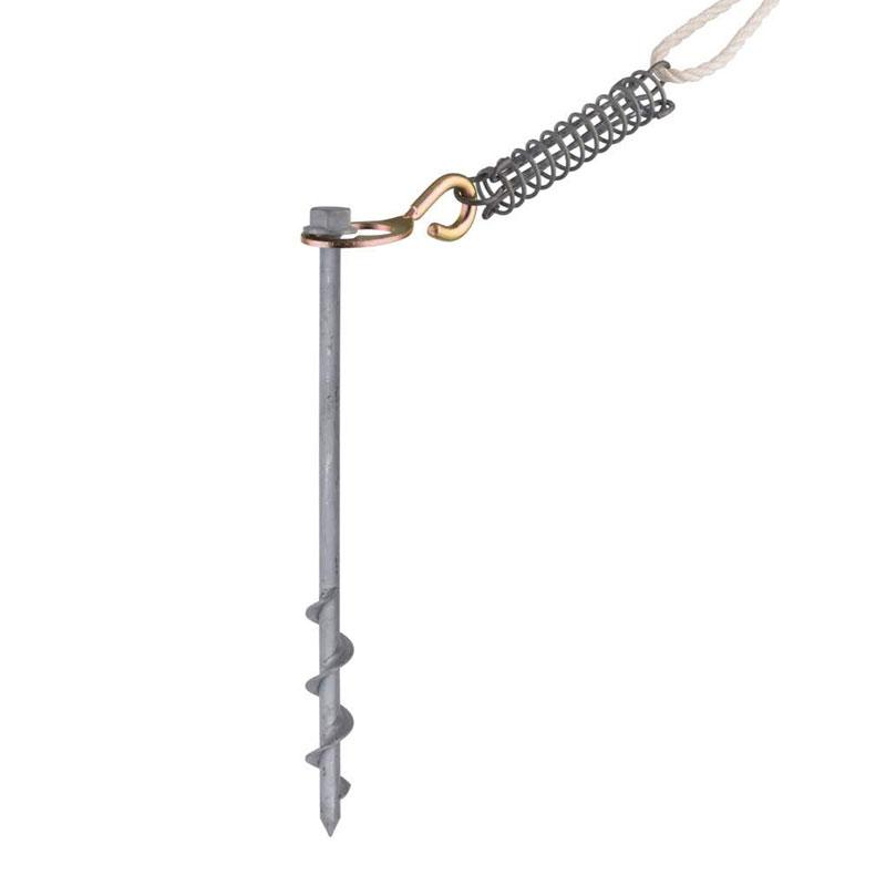 300mm  Pro | Original 19mm Series | 12 Pack | Screw-In Tent Peg Ground Anchor | Unbreakable | 3X Grip