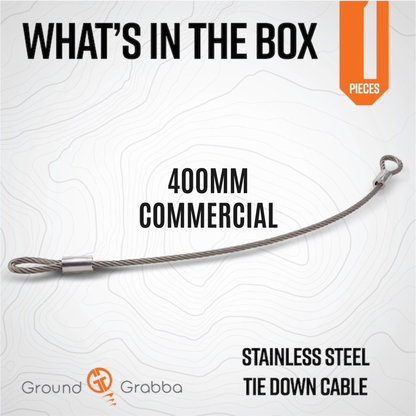 Cable Tie Downs | Dual End Loops | Trampoline bases | Swing sets | Horse Jumps