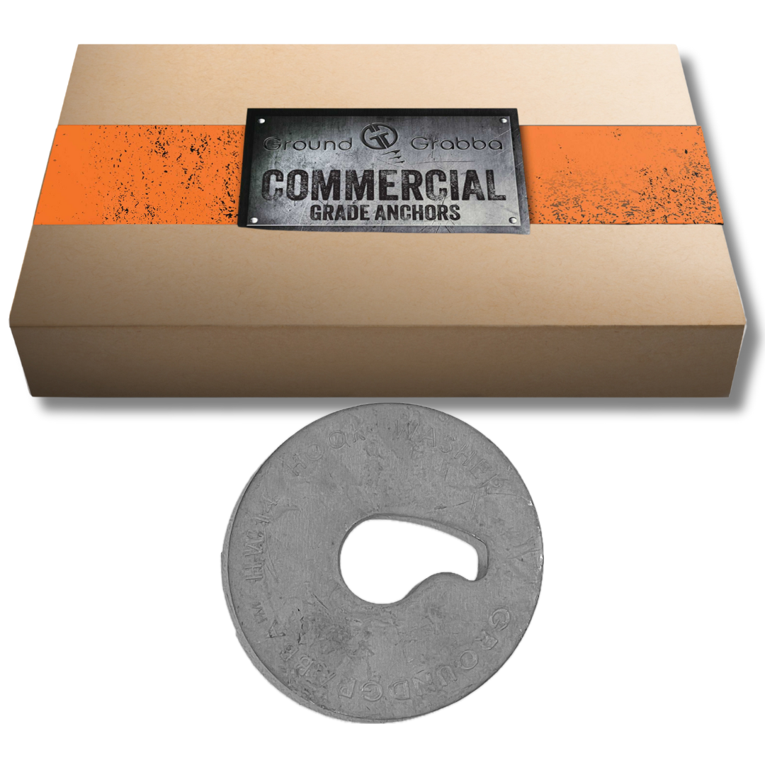 HookWasher Packs | Suits Commercial GR14 | 3.5mm Mild Steel | Hot Dip Galvanised
