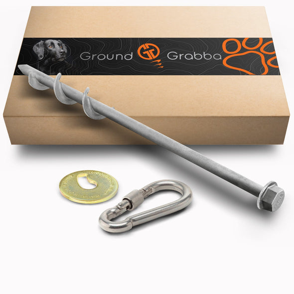 Dog Run Option Kit for Grounded Paws Tie Down Kit