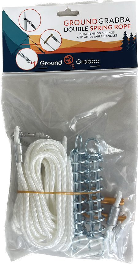 Spring Loaded Tent and Camping Guy Ropes – GroundGrabba AU