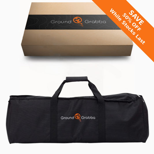 GroundGrabba Carry-All Bag | Super Tough 600D Polyester | Internal Divider and Pockets