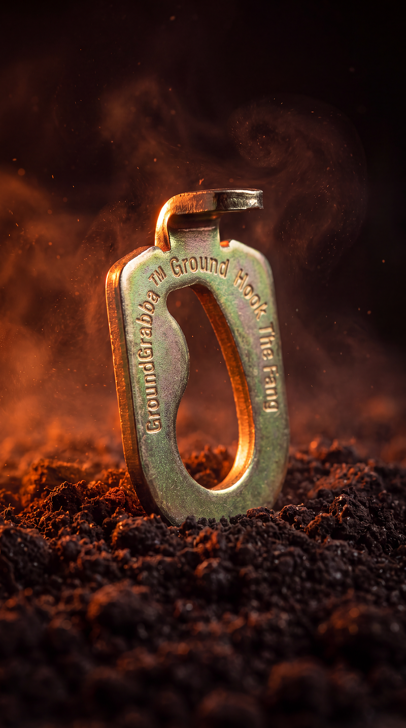 The Fang (6 Pack) | Adapts GroundGrabba To Eyelets | Adapts to Small Peg Holes to 10mm